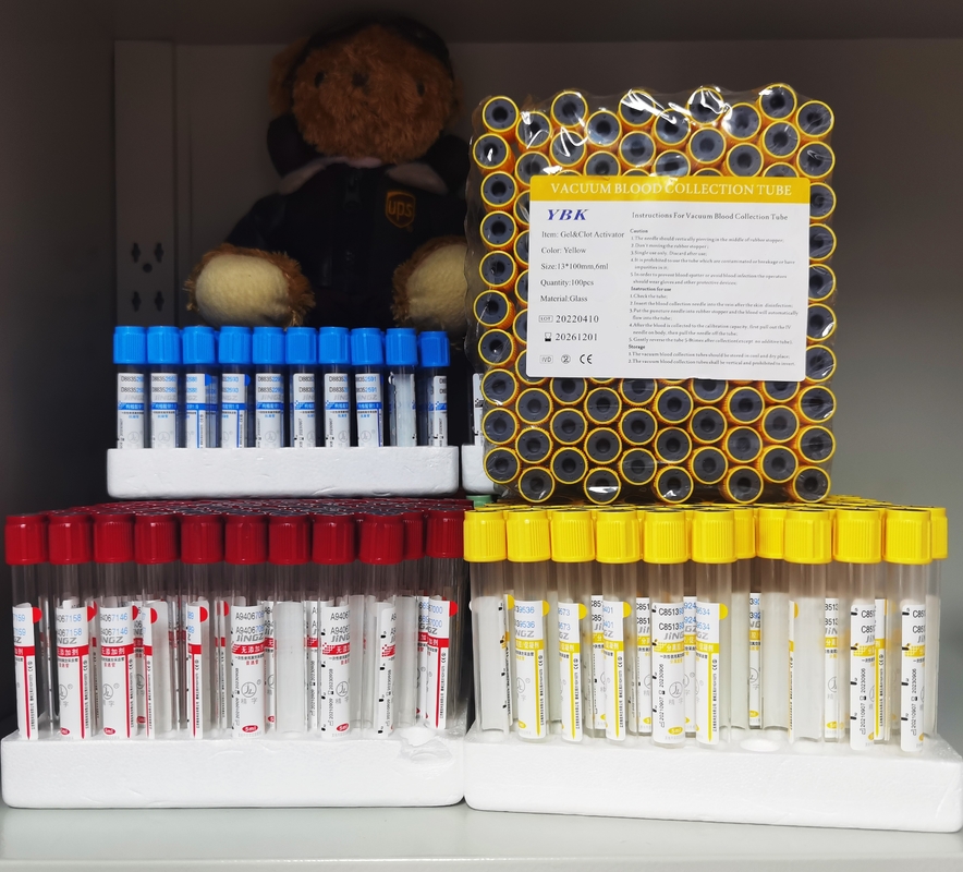 EDTA Blut-Beispielsammlungs-Rohr mit Klumpen-Aktivator/Natriumcitrat/Heparin/Fluorid 2-10ml